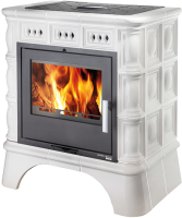 piec kominkowy Haas Sohn kaflowy MATERA ( 3 kolory ) - Haas Sohn kaflowy MATERA kość słoniowa